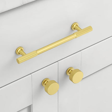 Coinkoly Matte Black Cabinet Handles Kitchen Pulls 5 Inch 10 Pack