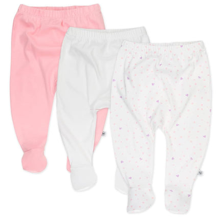 HonestBaby Boys and Girls 3-Pack Organic Cotton Fo