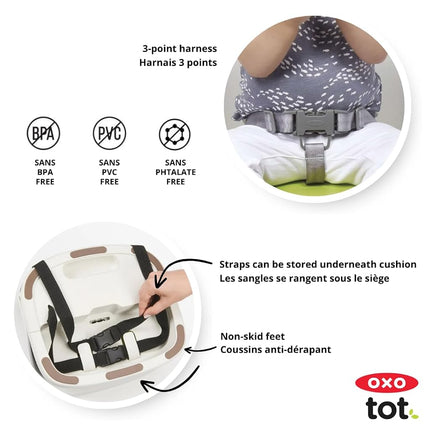 OXO Tot Perch Booster Seat with Straps (Taupe)