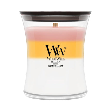 WoodWick Island Getaway Hourglass Trilogy Jar Cand