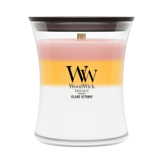 WoodWick Island Getaway Hourglass Trilogy Jar Cand