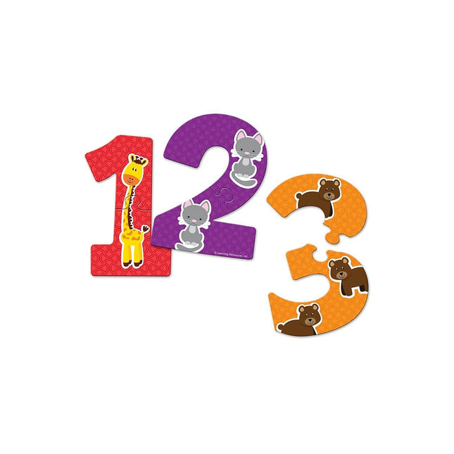 Learning Resources LER8591 Number Puzzle Cards