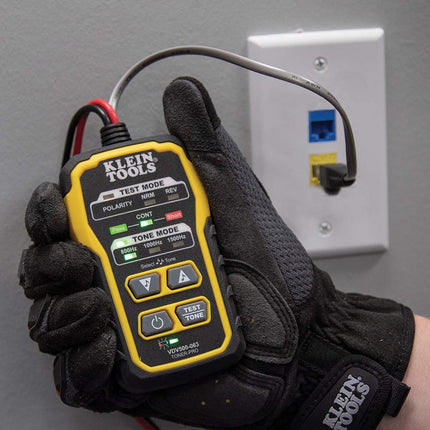 Klein Tools VDV500-063 Wire Tracer Tone Generator, Toner-Pro, Phone (RJ11 and RJ12), Data (RJ45) Coax and Other Non-Energized Wire Tracer