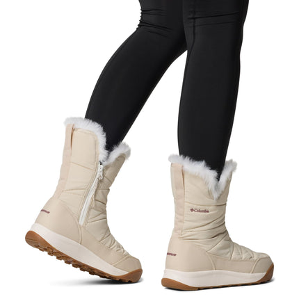 Columbia Women's Minx Slip V Snow Boot, Dark Stone/Fig, 5.5 Wide