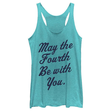 Débardeur dos nageur femme STAR WARS Looking Fourth, bleu Tahiti, XXL