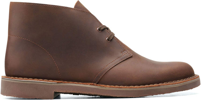 Clarks - Mens Bushacre 3 Boots, 9.5 UK Wide, Dark Brown Leather