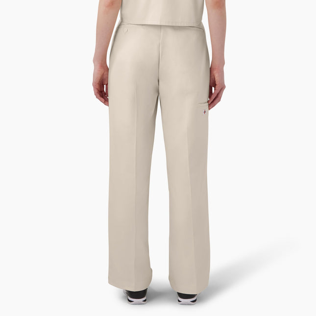Dickies Women's Double Knee Work Pant, Grey, 34