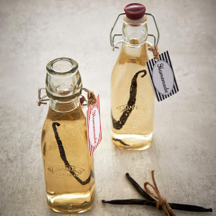 Kilner Square Glass Clip Top Bottle, 0.25 L Transparent