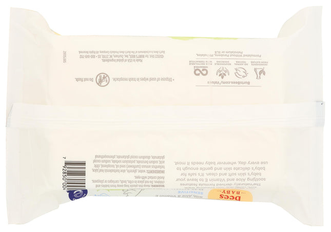 Burt's Bees Baby Chlorine-Free Wipes 72 Count, 1 Pack