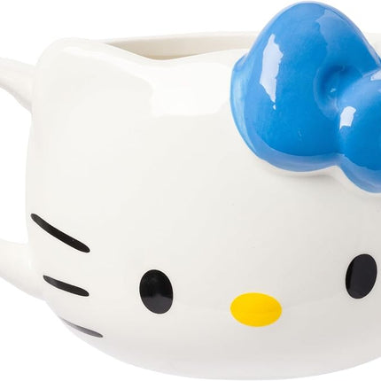 Silver Buffalo Sanrio Hello Kitty Blue Bow, 3D Scu