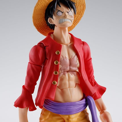 TAMASHII NATIONS One Piece figurine S.H. Figuarts Eustass Kid -The Raid on Onigashima- 15 cm, Red