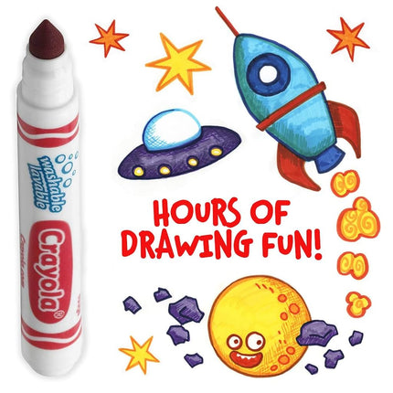 Crayola Washable Markers - Red (12ct), Kids Broad Line, Bulk for Classrooms & Teachers