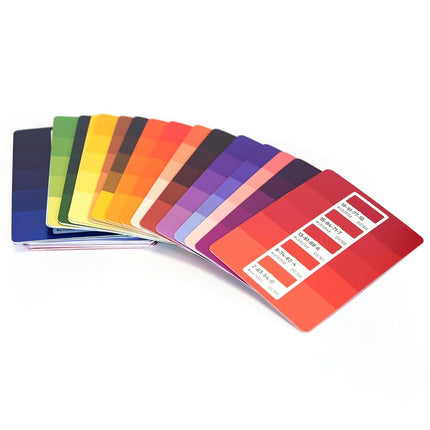 Design Swatch A CMYK Color Reference Guide with 50 cards and 350 design-focused colors