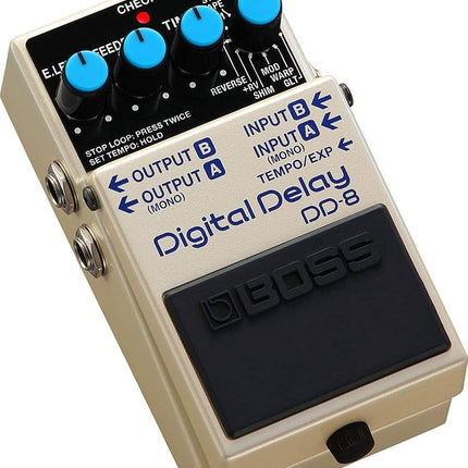 BOSS DD-8 Digital Delay Pedal, Diverse Sonic Range And Maximum Delay Power
