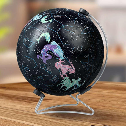 Ravensburger Star Globe Glow in The Dark 3D Jigsaw Puzzle for Kids and Adults Age 6 Years Up - 180 Pieces - No Glue Required