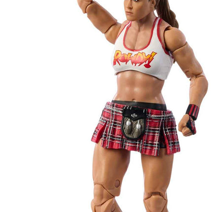 Mattel WWE Elite Collection Top Picks - Set de figura de acción y accesorios, Ronda Rousey de 15 cm coleccionable con articulaciones y piezas intercambiables