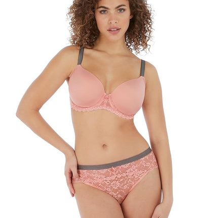 Freya Offbeat Moulded Demi T-Shirt Bra Rosehip Pink 30GG