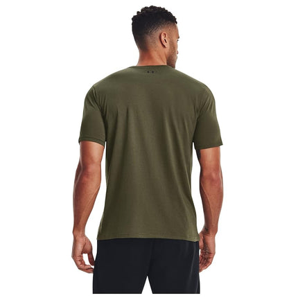 Camiseta Sportstyle Colorblock de hombre Under Armour, (390) Marine Od Green/Black/Black, 4XL