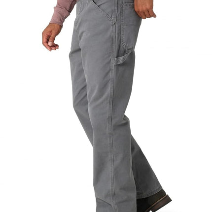 Wrangler Authentics Men's Classic Carpenter Jean, Rock Gray, 40W x 34L