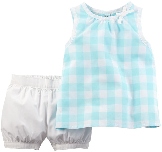 Carter's Girls' 2 Pc Playwear Sets 259g129, Plaid,
