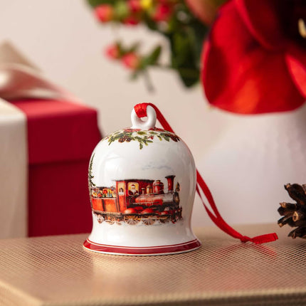 Villeroy & Boch - Annual Christmas Edition bell 2025 multicoloured, tree decoration, decoration Xmas, Christmas decorations, collectable, premium porcelain