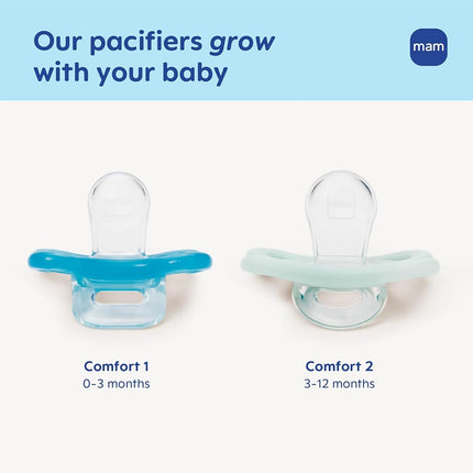 Set de regalo para bebés MAM, el mejor chupete y biberón para bebés lactantes, Set "Crece con tu bebé", unisex, 19 unidades, blanco, biberones de 5 oz y 9 oz.