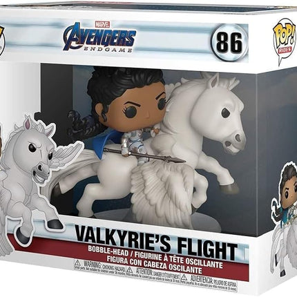 Funko 49306 Avengers 4 Valkyrie on Pegasus Pop Ride Vinyl Figure, Multicolour