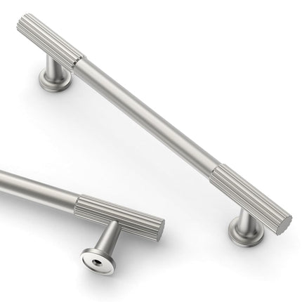 Asidrama 10 Pack 5 Inch(128mm) Brushed Satin Nicke