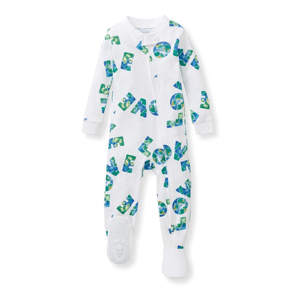 Burt's Bees Baby baby-boys Sleeper Pjs, 100% Organ