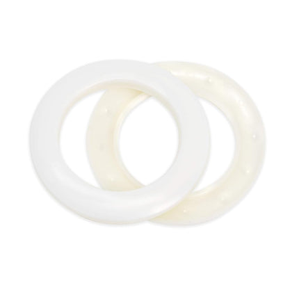 Dritz 1-9/16-Inch Inner Diameter Plastic Curtain Grommets, Pack of 8, White