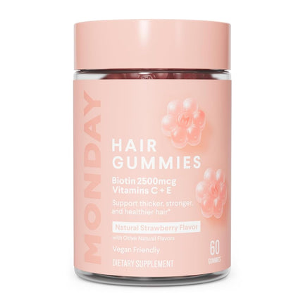 MONDAY HAIRCARE Hair Gummies for Thicker and Stron