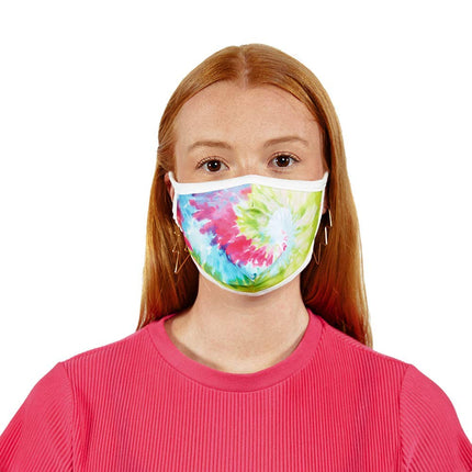 Safe+Mate x Case-Mate - Cloth Face Mask - Washable & Reusable - Adult S/M - Cotton - with Filter - Tie Dye
