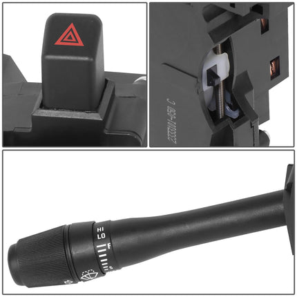 DNA MOTORING OE Style Combination Switch Compatible with 94-98 Ford Mustang, OEM-SW-0072, 1S1142, 2330839, DS743