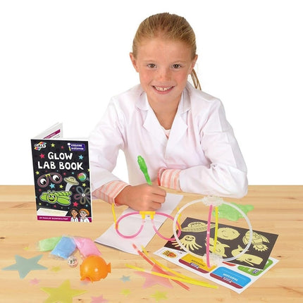Galt America Kit de ciencia que brilla en la oscuridad - Laboratorio luminoso para niños de 6 a 12 años