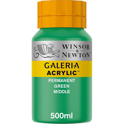 Winsor & Newton, Galeria Acrylic, Permanent Green 