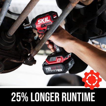 Brushless 20V 3/8" Compact Impact Wrench w/Batt & PWRJump