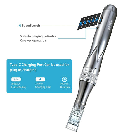 SKIFIR Sustainable Electric Facial Pen Machine for Home Use - Professional Beauty Device for Women and Men