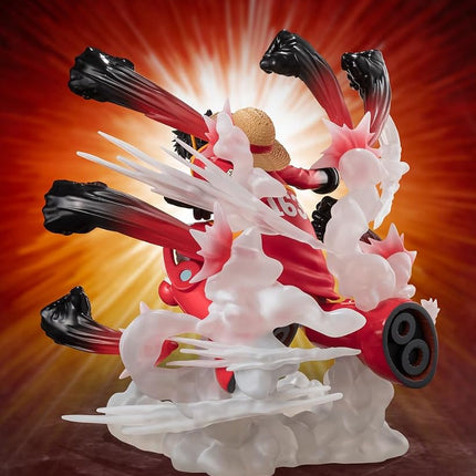 TAMASHII NATIONS - One Piece - [Extra Battle] Monkey D. Luffy -Gum-Gum Hawk Gatling- FiguartsZERO Collectible Figure
