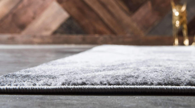 Unique Loom Sofia Collection Traditional Vintage Dark Gray Runner Rug (2' x 10')