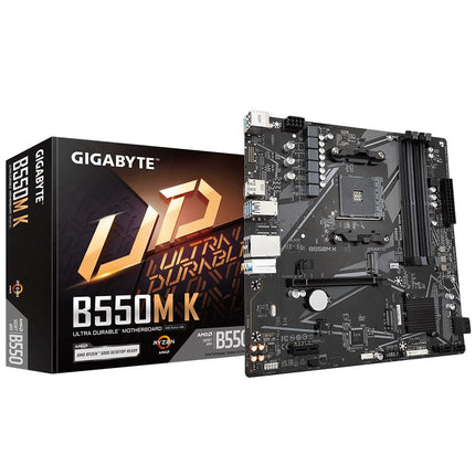 Gigabyte B550M K Motherboard - Supports AMD Ryzen 