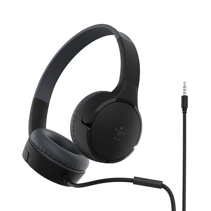 Belkin SoundForm Mini Kids Wired Headphones with B