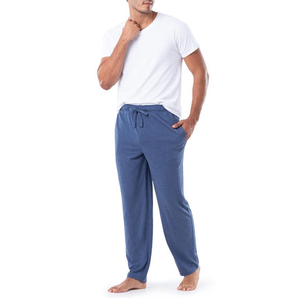 Fruit of the Loom Men's Pyjama Bottoms, Navy Heather, 3X Tall