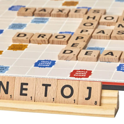 Juego de mesa Scrabble - Crucigrama clásico para niños de 8 años en adelante, divertida actividad familiar para 2 a 4 jugadores