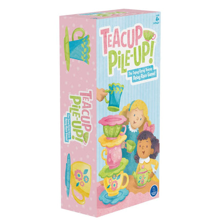 Educational Insights Teacup Pile-Up! Relay Game - Preschool Board Game for Boys & Girls Ages 4+