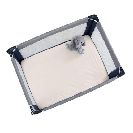 American Baby Company Sábana ajustable de chenilla Heavenly Soft para Pack N Play Playard, crudo, 27 x 39