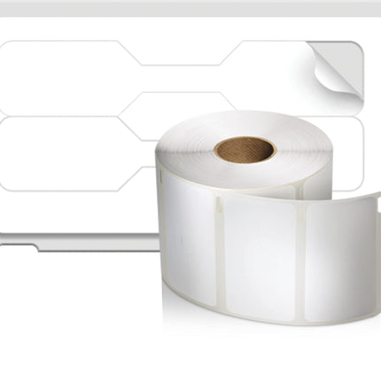 Etiquetas de precio DYMO LW de 2 arriba para impresoras de etiquetas LabelWriter, blancas, 3/8'' x 3/4'', 1 rollo de 1,500 (30299)