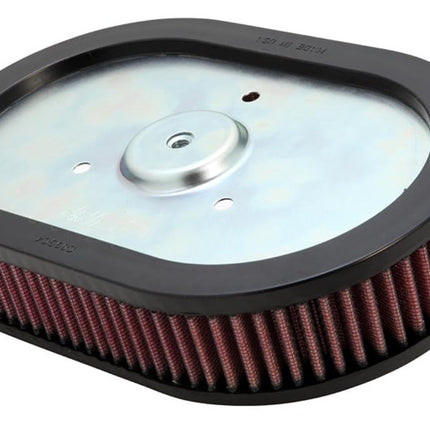 Filtro de aire de repuesto K&N compatible con elemento H/D Screamin Eagle Ventilator (HD-0910), negro, paquete de 1