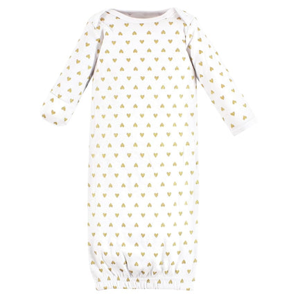 Hudson Baby Baby Cotton Gowns, Girl Daddy, Preemie-Newborn
