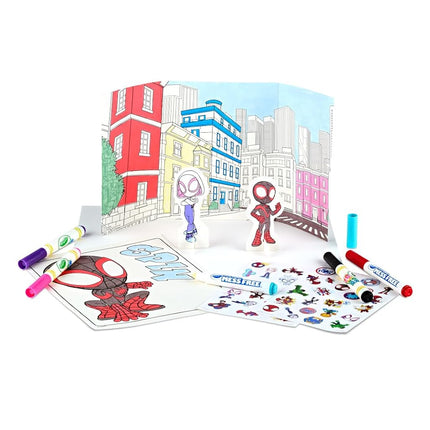 Crayola Color Wonder Spidey and His Amazing Friends Kit, Mess Free Coloring, Spiderman Coloring Pages & Stickers, Spiderman Gift