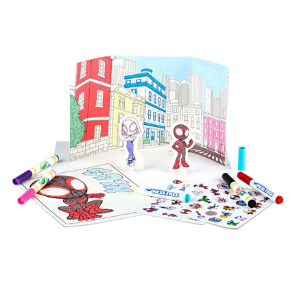 Crayola Color Wonder Spidey and His Amazing Friends Kit, Mess Free Coloring, Spiderman Coloring Pages & Stickers, Spiderman Gift